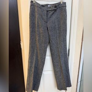 Calvin Klein Black and White Textured Pants